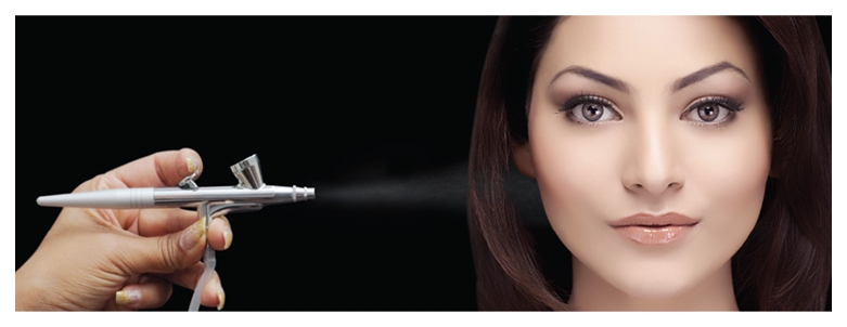 Макияж с использованием аэрографа (Airbrush Make-up) — или как сделать идеальный макияж, как у звезд Голливуда